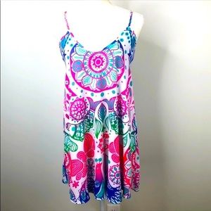 Bundle 3/$40 Anthropologie Judith March Peacock Ombré Birds n Paradise Dress.